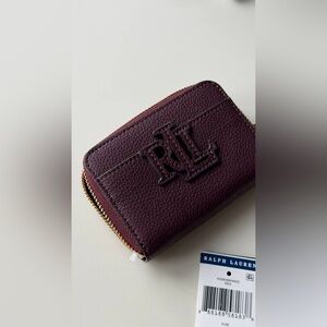 Ralph Lauren Red Leather Wallet